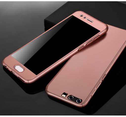 Твърд гръб Magic Skin 360° FULL за Huawei P10 - Rose Gold