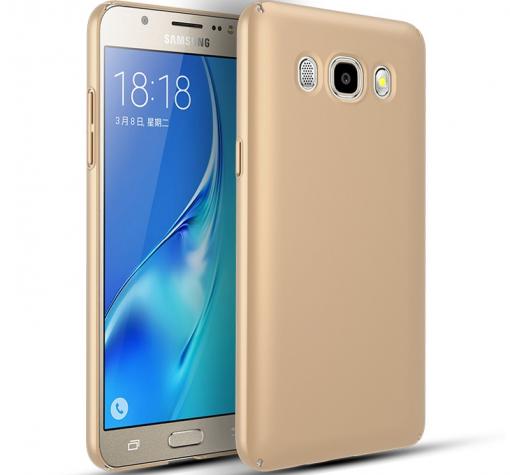 Луксозен твърд гръб за Samsung J5 2016 J510 - златист