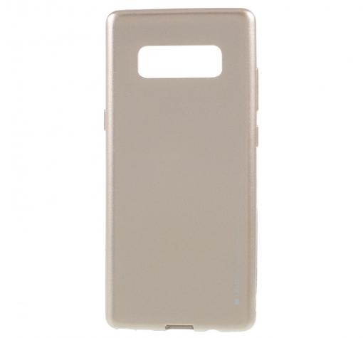Силиконов калъф / гръб / TPU MERCURY i-Jelly Case Metallic Finish за Samsung Note 8 N950 - златен