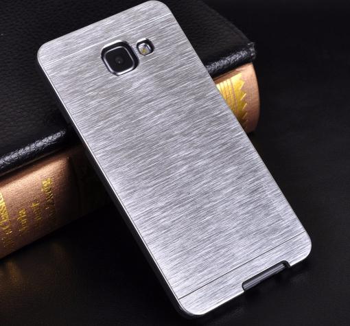 Луксозен твърд гръб MOTOMO за Samsung A5 2016 A510 - сребрист