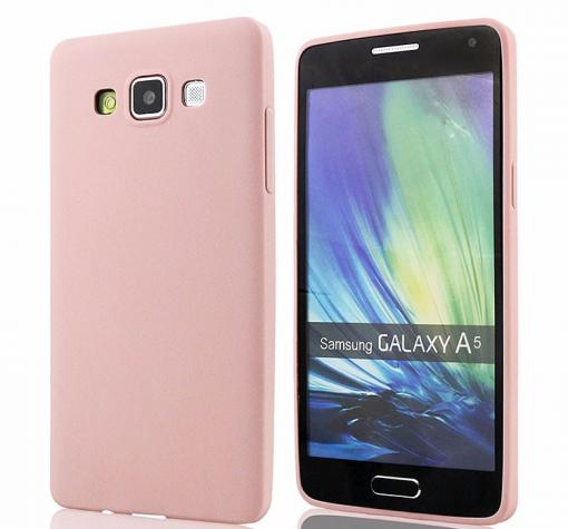 Ултра тънък силиконов калъф / гръб / TPU Ultra Thin Candy Case за Samsung J5 2016 J510 - розов