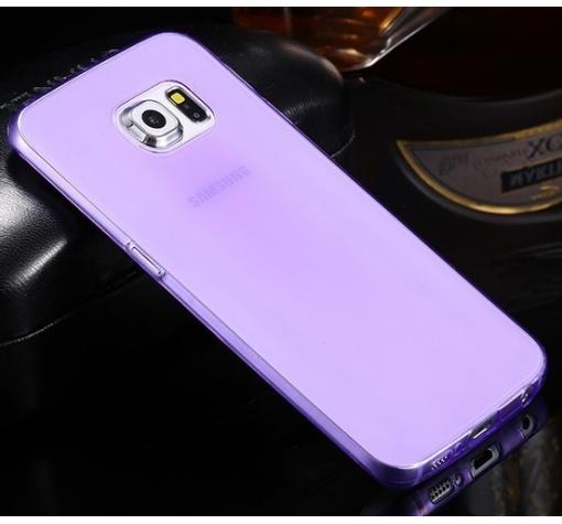 Ултра тънък силиконов калъф / гръб / TPU Ultra Thin за Samsung S7 G930 - лилав