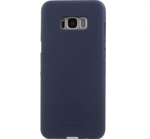 Луксозен силиконов калъф / гръб / TPU Mercury GOOSPERY Soft Jelly Case за Samsung S8 G950 - тъмно син