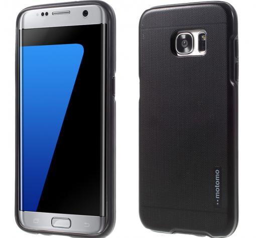 Твърд гръб MOTOMO TPU PC Hybrid Case за Samsung S7 G930 - черен