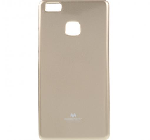 Луксозен силиконов калъф / гръб / TPU Mercury GOOSPERY Jelly Case за Huawei P9 Lite - златист