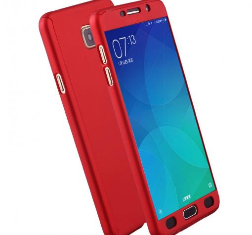 Твърд гръб Magic Skin 360° FULL за Samsung A3 2017 A320 - червен