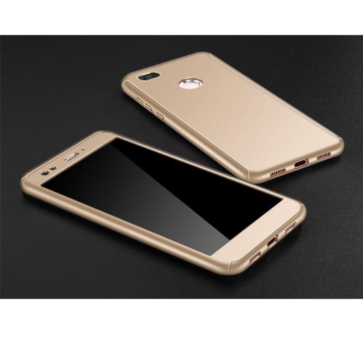 Твърд гръб Magic Skin 360° FULL за Huawei P9 Lite Mini / Y6 Pro 2017 - златист