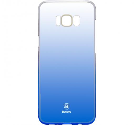 Луксозен гръб Baseus Glaze Case за Samsung S8 G950 - преливащ / синьо