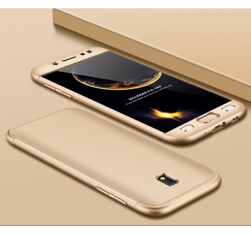 Твърд гръб Magic Skin 360° FULL за Samsung J5 2017 J530 - златист