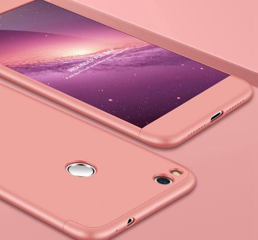Твърд гръб Magic Skin 360° FULL за Huawei Honor 8 Lite - Rose Gold