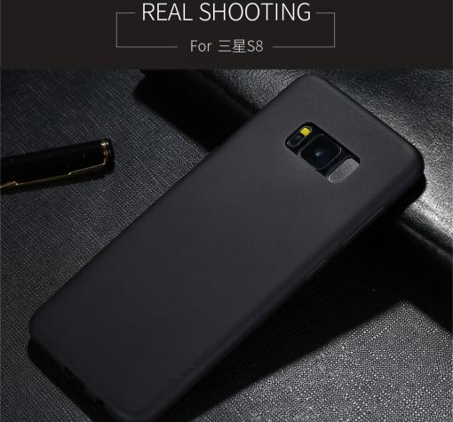 Оригинален силиконов калъф / гръб / TPU X-level Guardian Series за Samsung S8 Plus G955 - черен