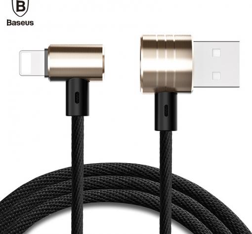 Магнитен USB кабел Baseus T-Type 2in1 Micro (Android) & iOS (iPhone) - черен / златист