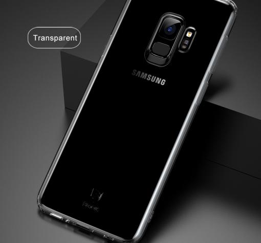 Луксозен силиконов калъф / гръб / TPU BASEUS Simple Case за Samsung S9 G960 - прозрачен