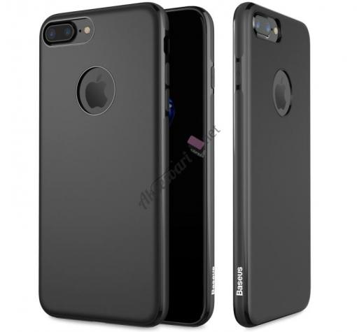Ултра тънък силиконов калъф / гръб / TPU Ultra Thin Baseus Mystery Case за Apple iPhone 7 Plus - черен
