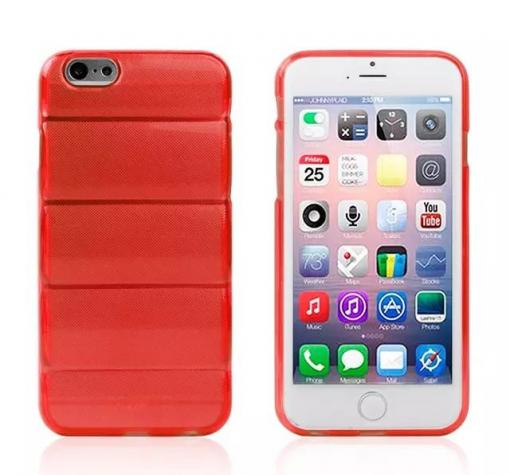 Силиконов гръб / калъф / TPU 3D за Apple iPhone 6 4.7" - червен