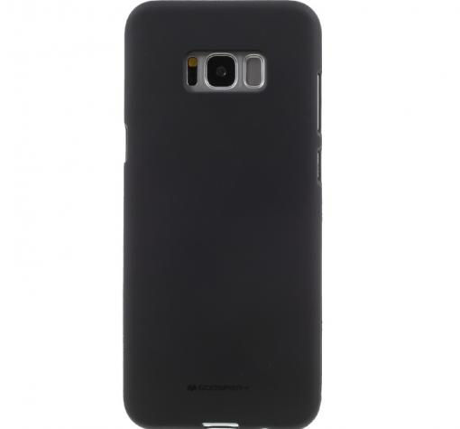 Луксозен силиконов калъф / гръб / TPU Mercury GOOSPERY Soft Jelly Case за Samsung S8 G955 Plus - черен