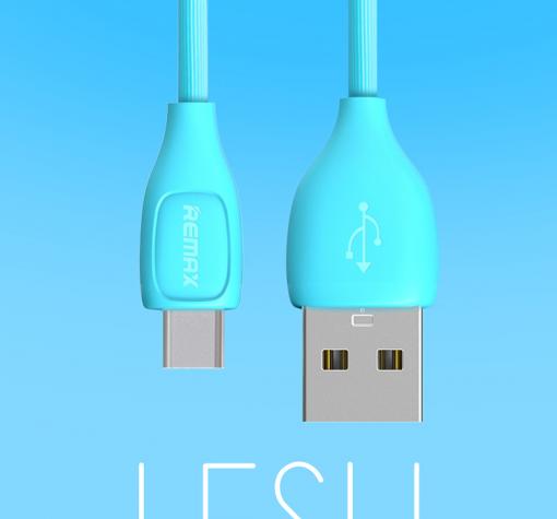 Оригинален Micro USB кабел REMAX Lesu RC-050m 1m / Micro USB Charging Data Cable за Samsung, Huawei, LG, HTC, Sony, Lenovo, Alcatel и други - син