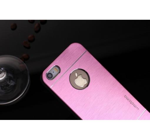 Луксозен твърд гръб / капак / MOTOMO за Apple iPhone 7 - розов