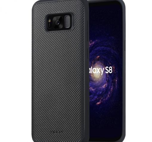 Луксозен гръб ROCK за Samsung S8 G950 - черен / carbon