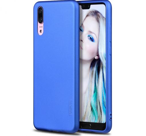 Оригинален силиконов калъф / гръб / TPU X-LEVEL Guardian Series за Huawei P20 Pro - син / мат