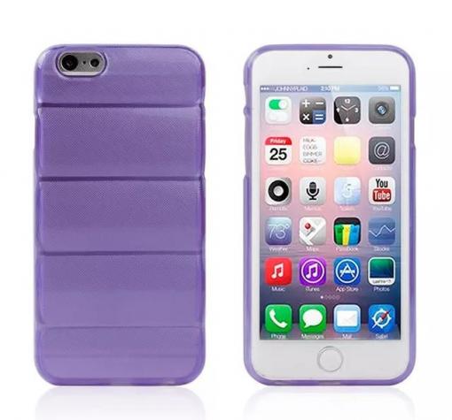Силиконов гръб / калъф / TPU 3D за Apple iPhone 6 4.7" - лилав