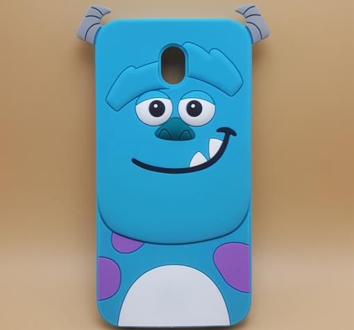 Силиконов калъф / гръб / TPU 3D за Samsung J7 2017 J730 - Monster / син