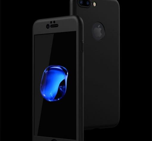 Твърд гръб Magic Skin 360° FULL за Apple iPhone 6 / iPhone 6S - черен