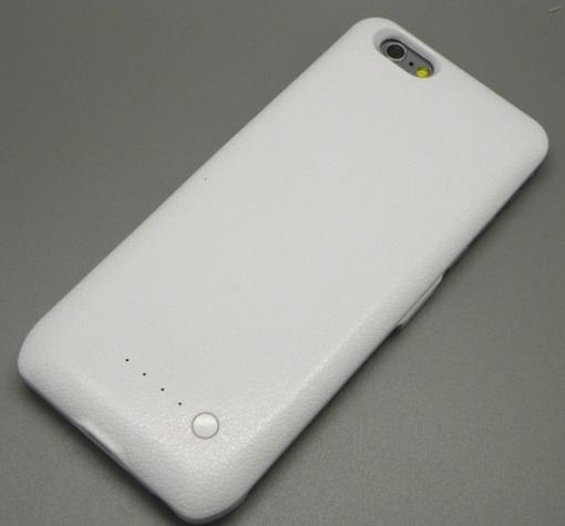 Твърд гръб / външна батерия / Battery Power Bank 9000mAh за Apple iPhone 6 Plus 5.5'' - бял