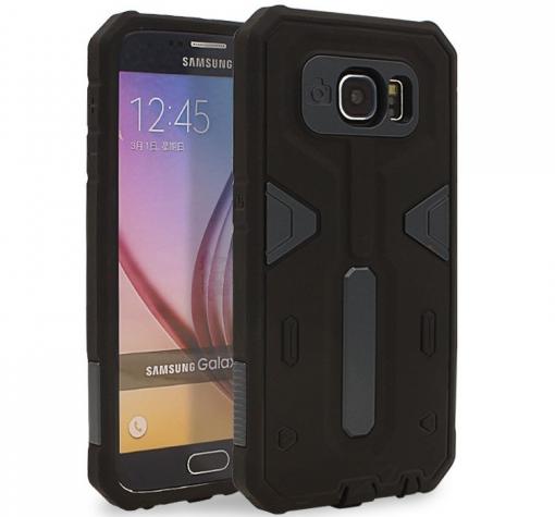Силиконов гръб TPU Hybrid с твърда част за Samsung A5 2016 A510 - черен