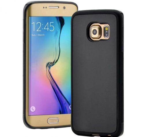 Силиконов калъф / гръб / Антигравитационен за Samsung S7 G930 - черен