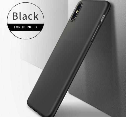 Оригинален силиконов калъф / гръб / TPU X-LEVEL Guardian Series за Apple iPhone XS MAX - черен / мат