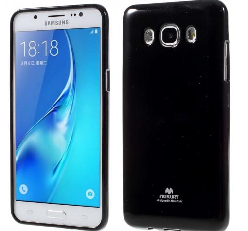 Луксозен силиконов калъф / гръб / TPU Mercury GOOSPERY Jelly Case за Samsung J5 2016 J510 - черен