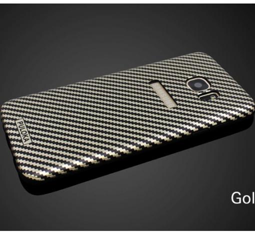Луксозен силиконов калъф / гръб / TPU PULOKA за Samsung S7 Edge G935 - златист / art 1