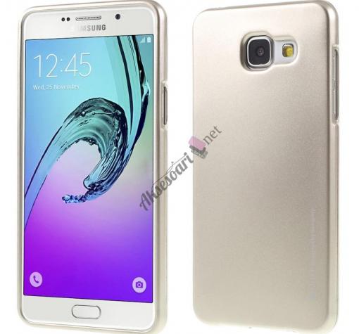 Луксозен силиконов калъф / гръб / TPU MERCURY i-Jelly Case Metallic Finish за Samsung A5 2017 A520 - златист