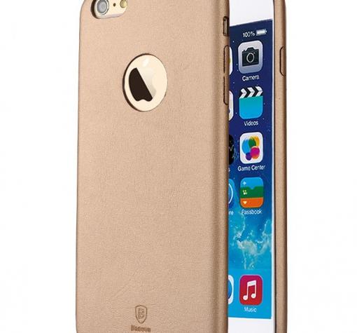 Луксозен твърд гръб / капак / Baseus за Apple iPhone 6 4.7'' - златен