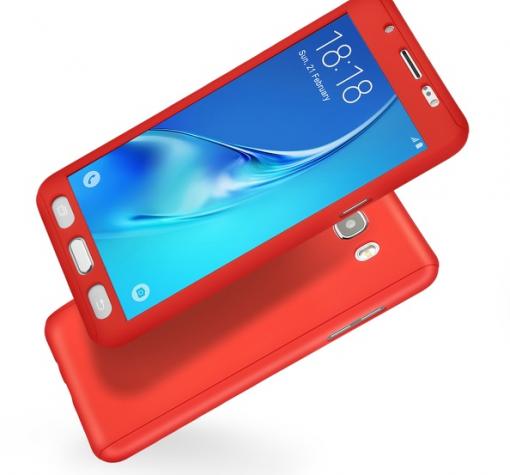 Твърд гръб Magic Skin 360° FULL за Samsung J5 2016 J510 - червен
