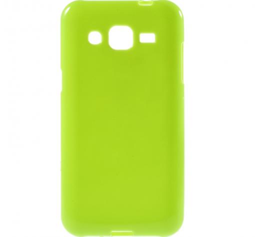 Ултра тънък силиконов калъф / гръб / TPU Ultra Thin Candy Case за Samsung J3 2016 - зелен