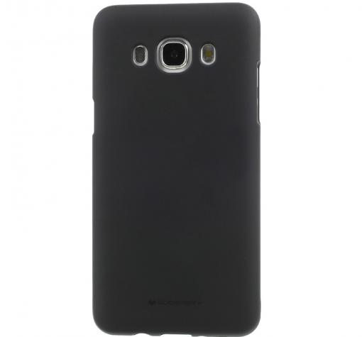 Луксозен силиконов калъф / гръб / TPU Mercury GOOSPERY Soft Jelly Case за Samsung J7 2016 J710 - черен