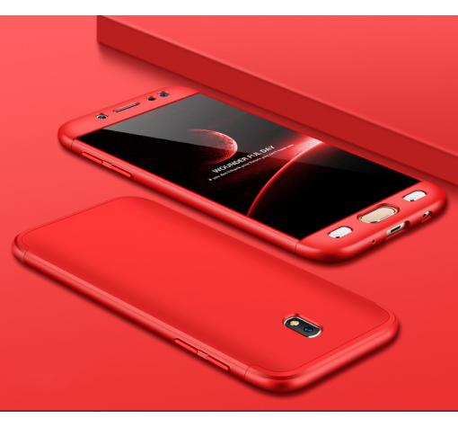 Твърд гръб Magic Skin 360° FULL за Samsung J5 2017 J530 - червен