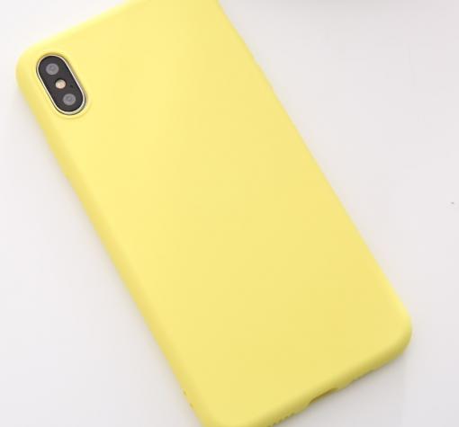 Луксозен силиконов калъф / гръб / TPU за Samsung A10 - жълт / гланц