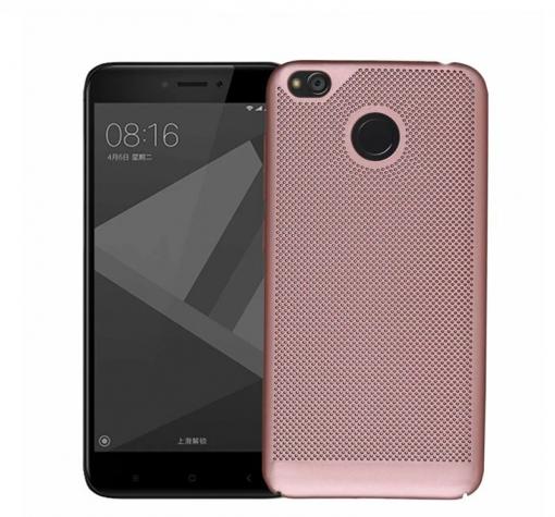 Твърд гръб за Huawei Honor 8 Lite -Rose Gold / Grid