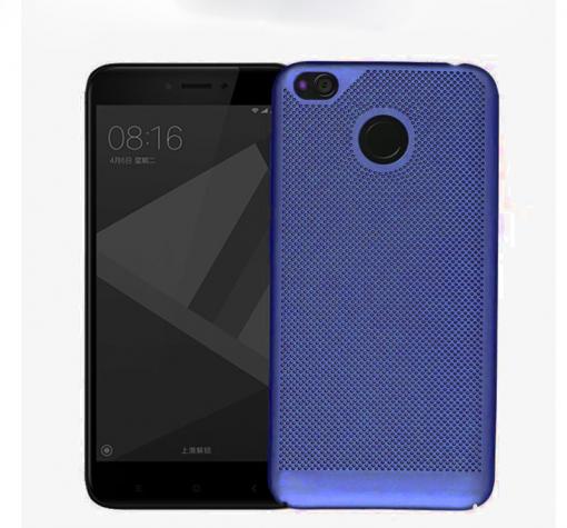 Луксозен твърд гръб за Xiaomi Redmi Note 5A - син / Grid