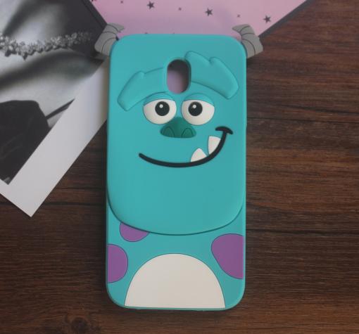 Силиконов калъф / гръб / TPU 3D за Samsung J5 2017 J530 - Monster / син