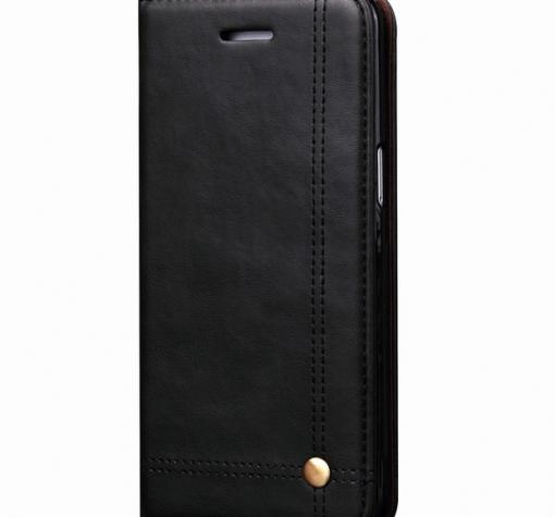 Луксозен кожен калъф Magnet Retro Luxury Flip Case със стойка за Xiaomi RedMi 5A - черен