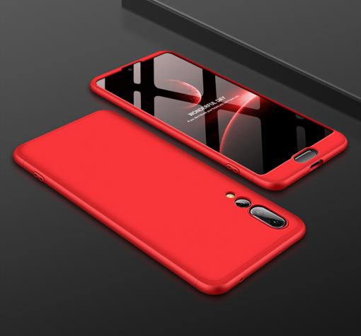Твърд гръб Magic Skin 360° FULL за Huawei P20 Pro - червен