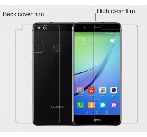 Удароустойчив скрийн протектор 360° за Huawei P10 - прозрачен / лице и гръб