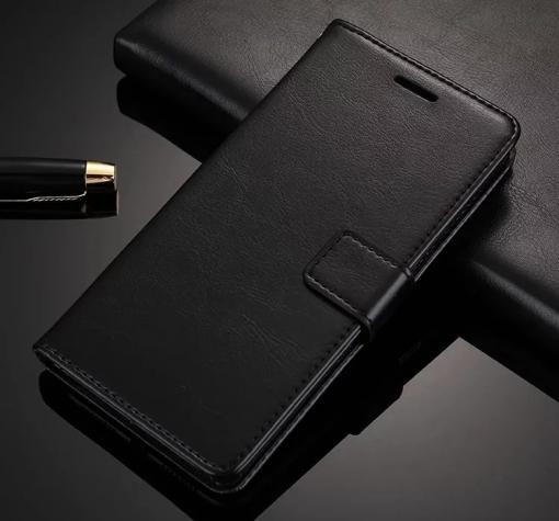 Луксозен кожен калъф Flip тефтер със стойка за Samsung S9 Plus G965 - черен
