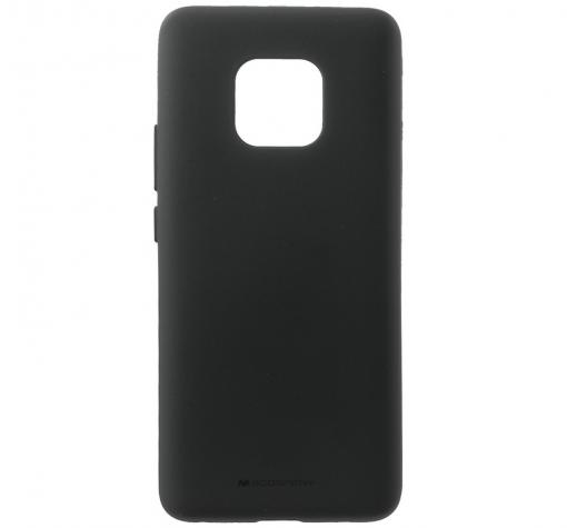 Луксозен силиконов калъф / гръб / TPU Mercury GOOSPERY Soft Jelly Case за Huawei Mate 20 Pro - черен