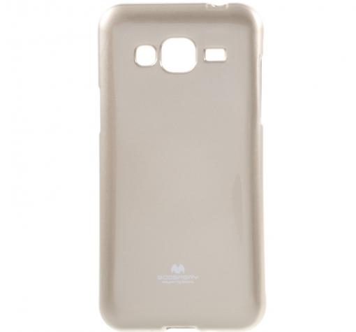Луксозен силиконов калъф / гръб / TPU Mercury GOOSPERY Jelly Case за Samsung J3 2016 J320 - златист