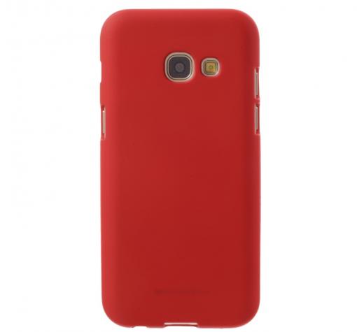 Луксозен силиконов калъф / гръб / TPU Mercury GOOSPERY Soft Jelly Case за Samsung A5 2017 A520 - червен